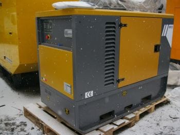 Дизельный генератор зимой